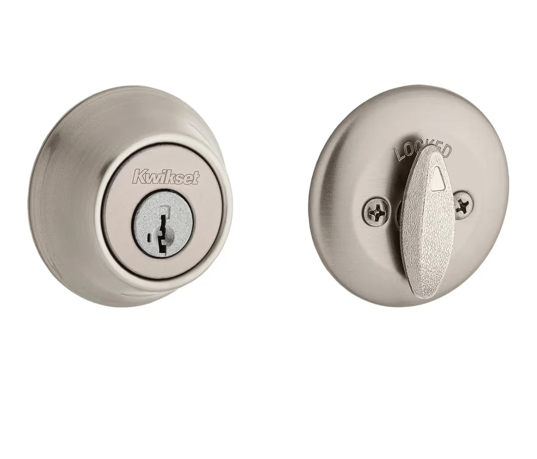 🥕Kwikset Satin Nickel Deadbolt Locks several available