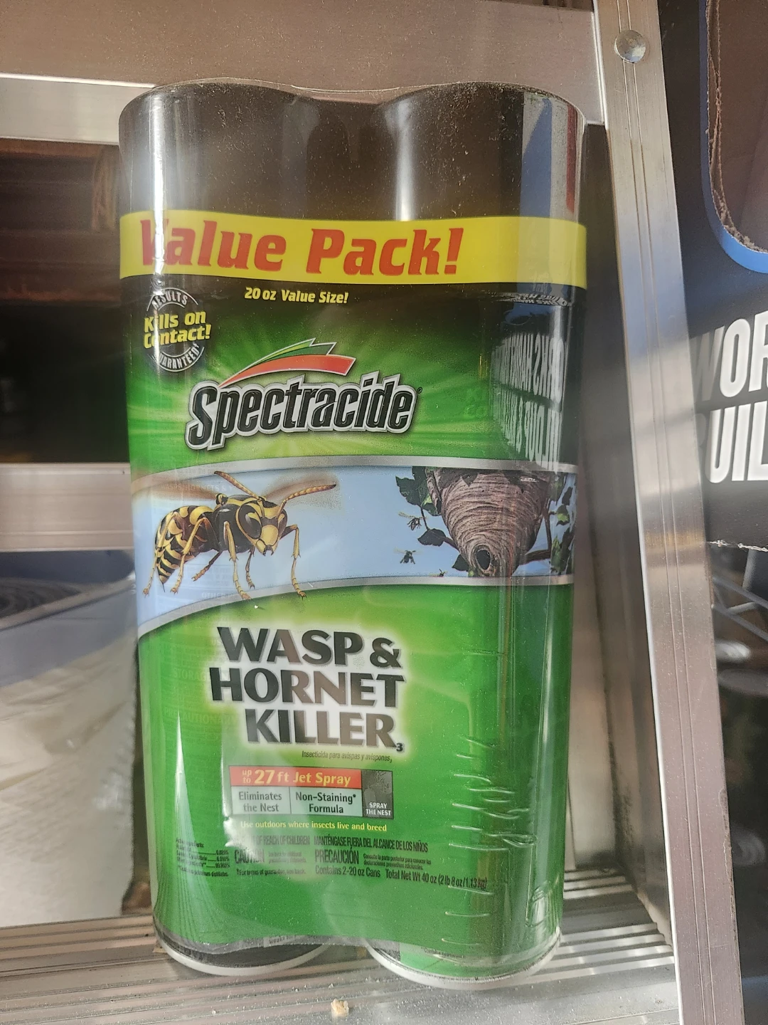 Spectracide Wasp & Hornet Killer, 2-20 oz Cans