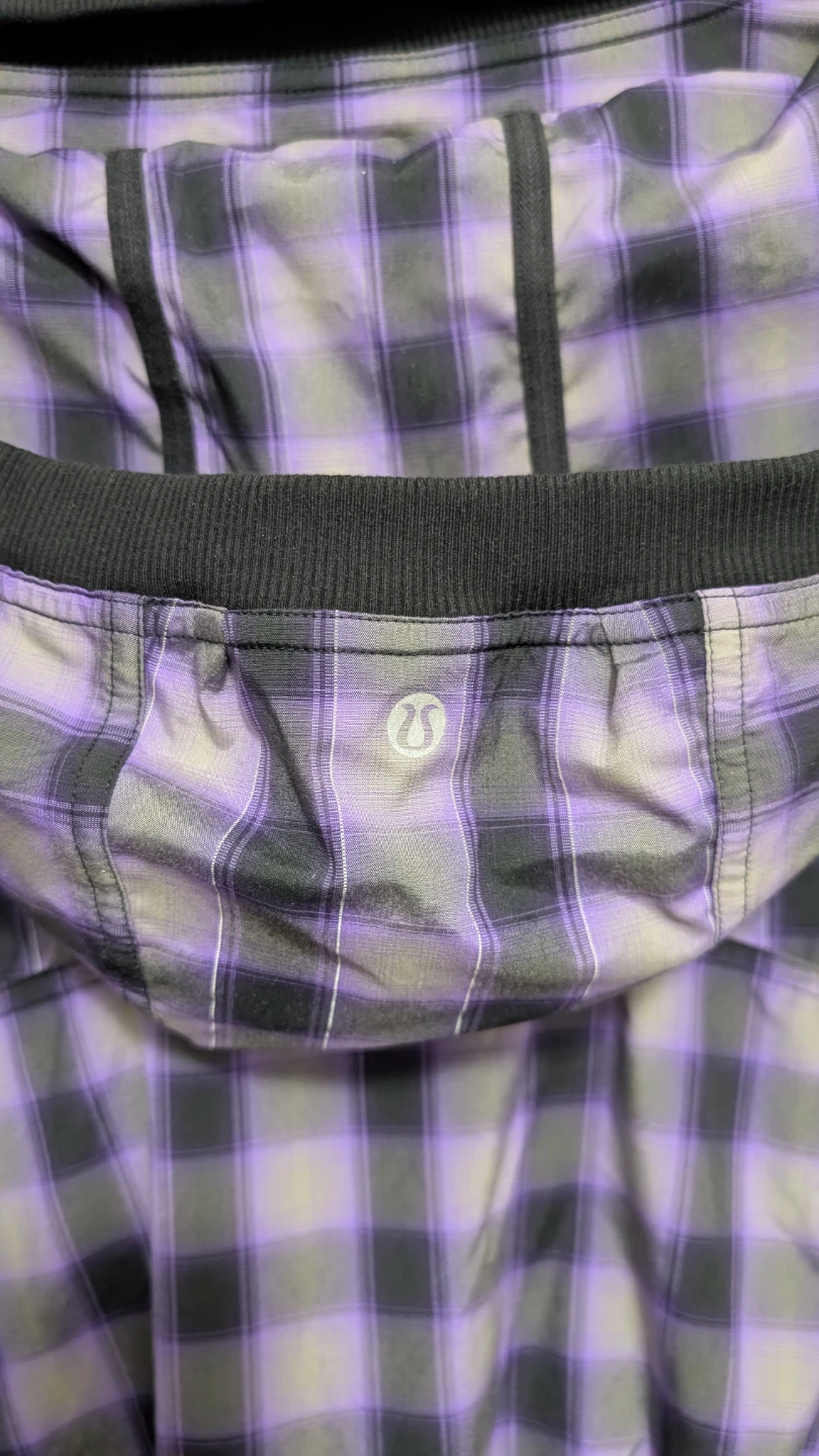 Lululemon Athletica Plaid Pullover Jacket Size 10 - photo 4
