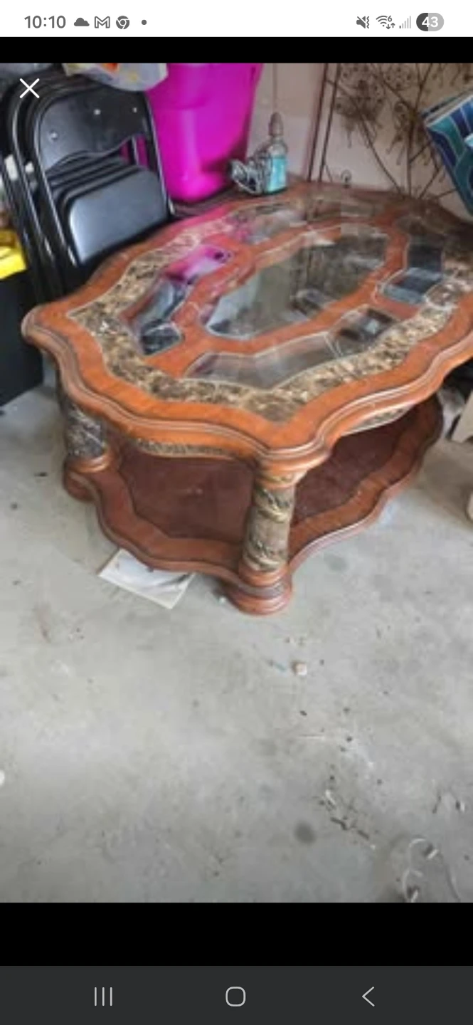 Framed Landscape Painting/ Coffee table - photo 2
