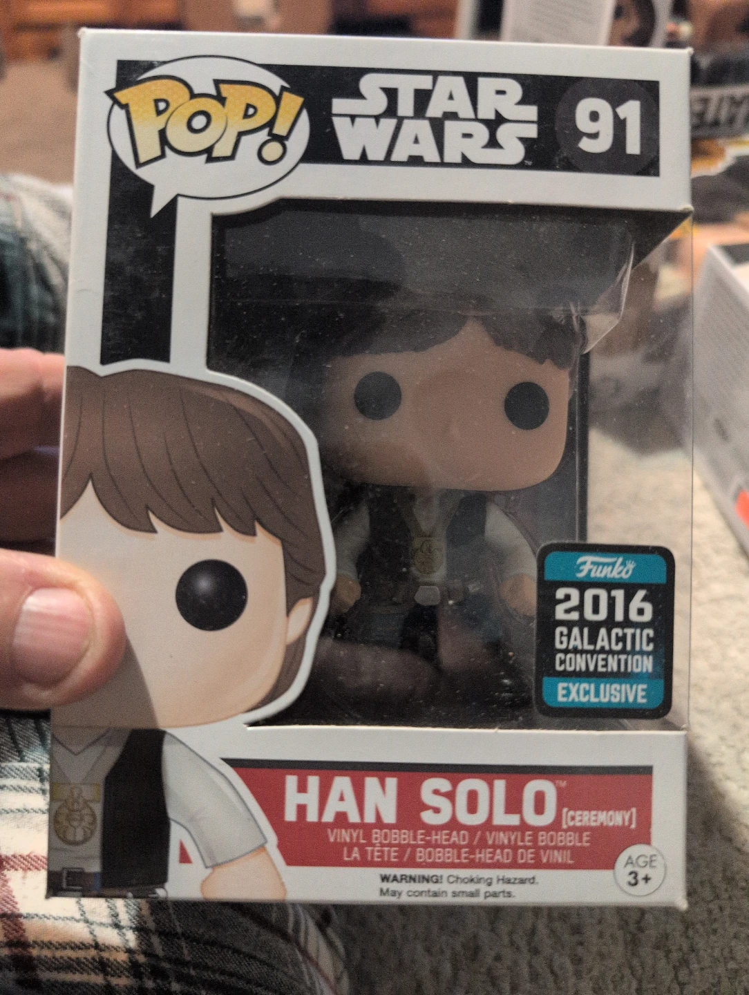 Funko Pop! Star Wars Han Solo #91 2016 Galactic Convention