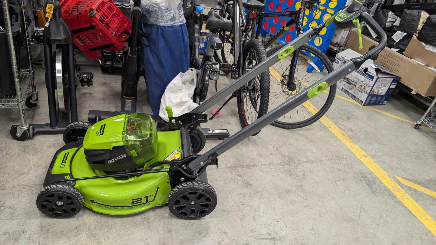 Greenworks Pro 21" Self-Propelled Electric Lawn Mower - photo 4