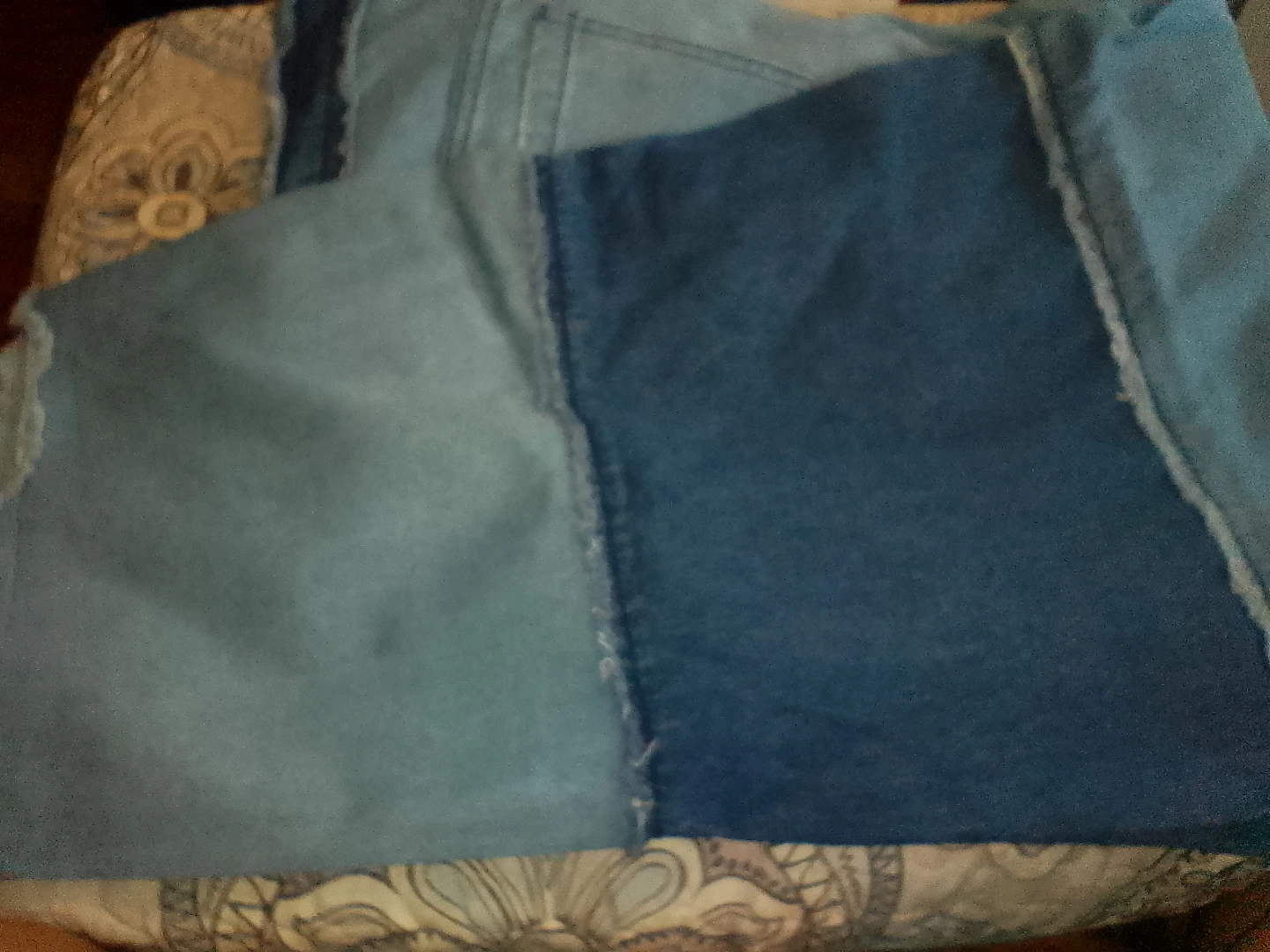 Patchwork Denim jeans