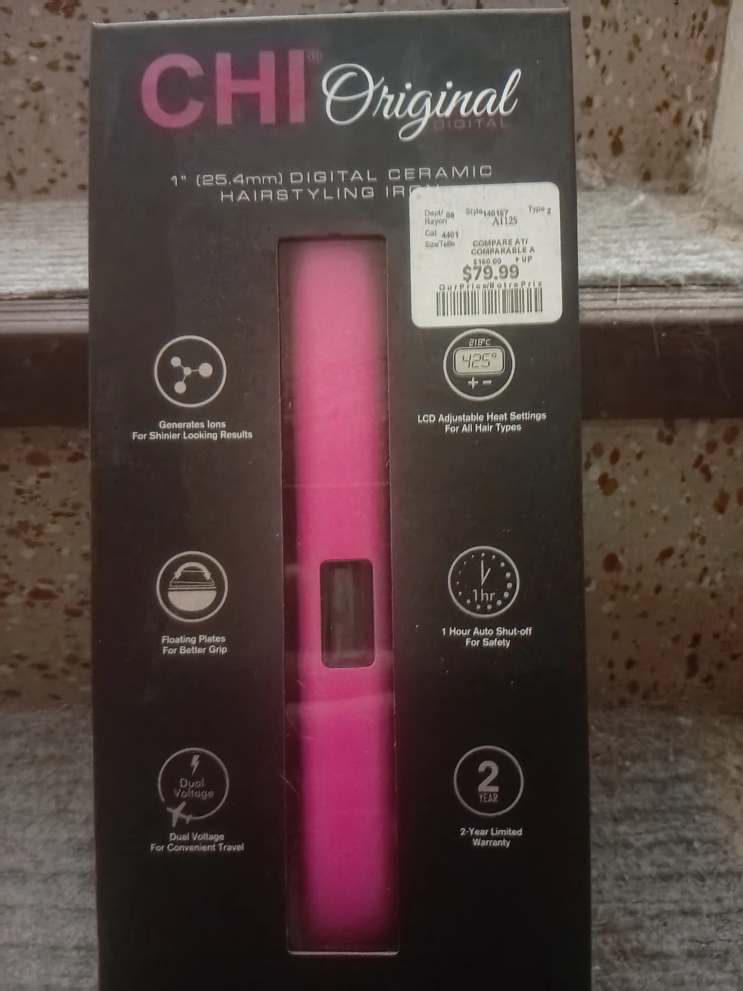 CHI Original 1" Digital Ceramic Hairstyling Iron - photo 2