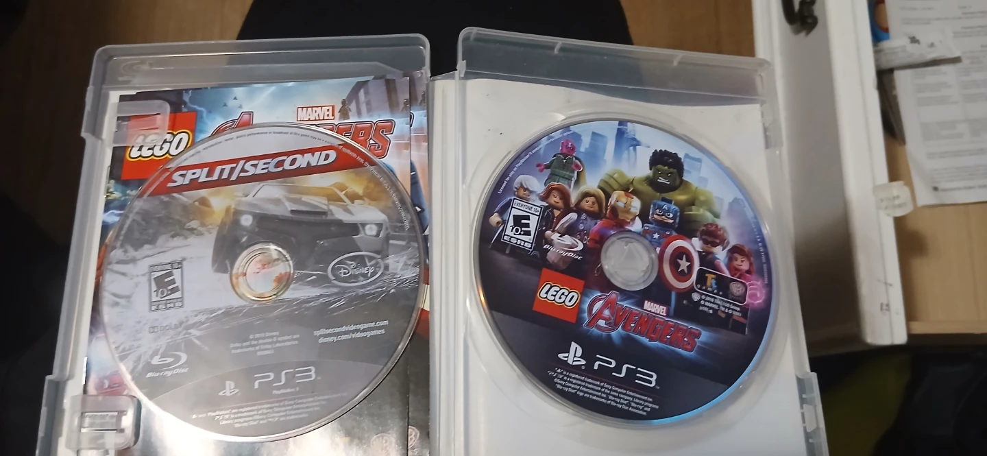 LEGO Marvel Avengers & Split/Second PS3 Games