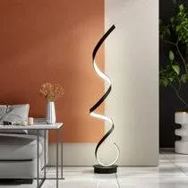Modern LED Floor Lamps - Spiral & Circle Designs - photo 3