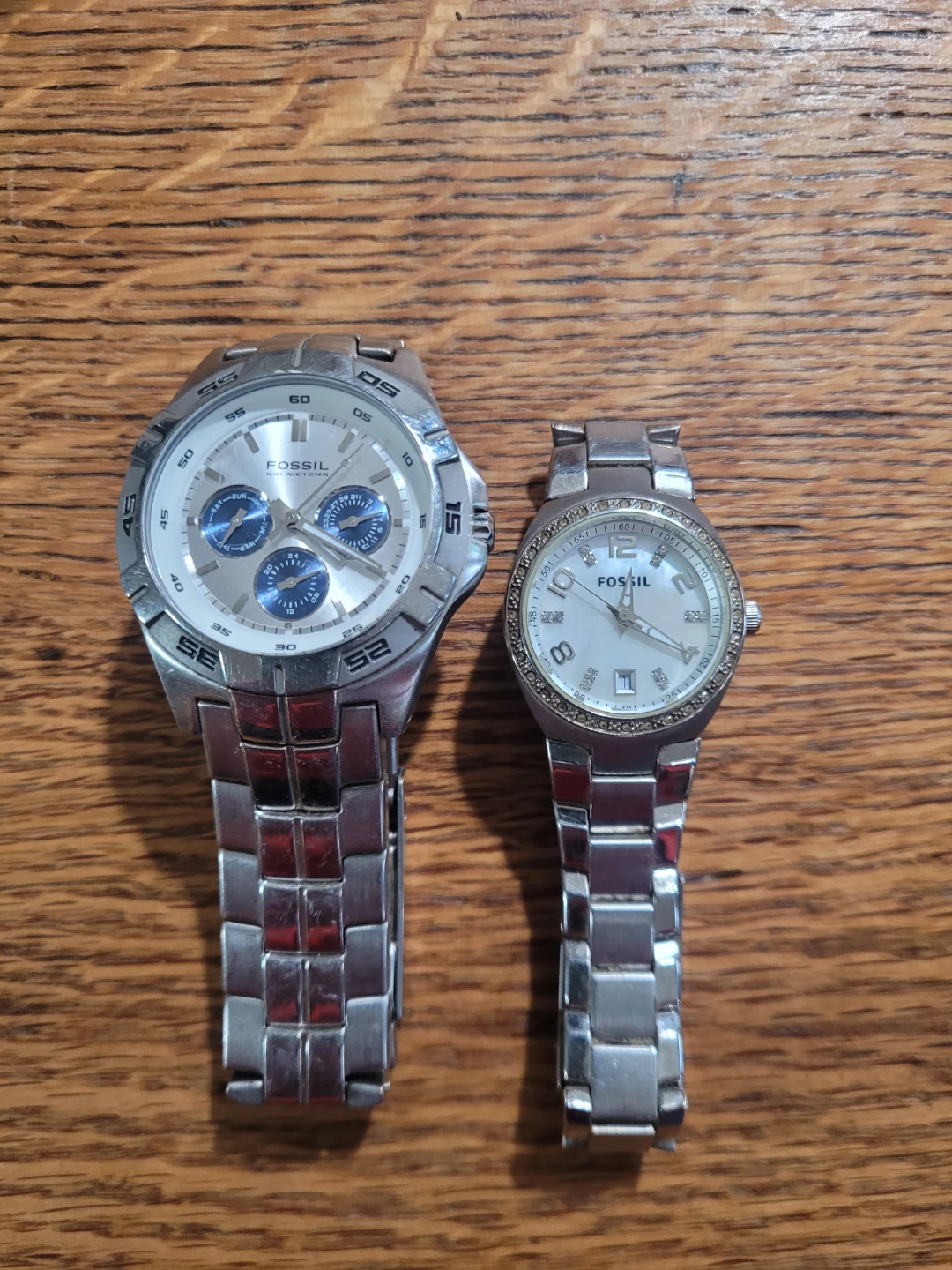 Fossil Watches - Pair