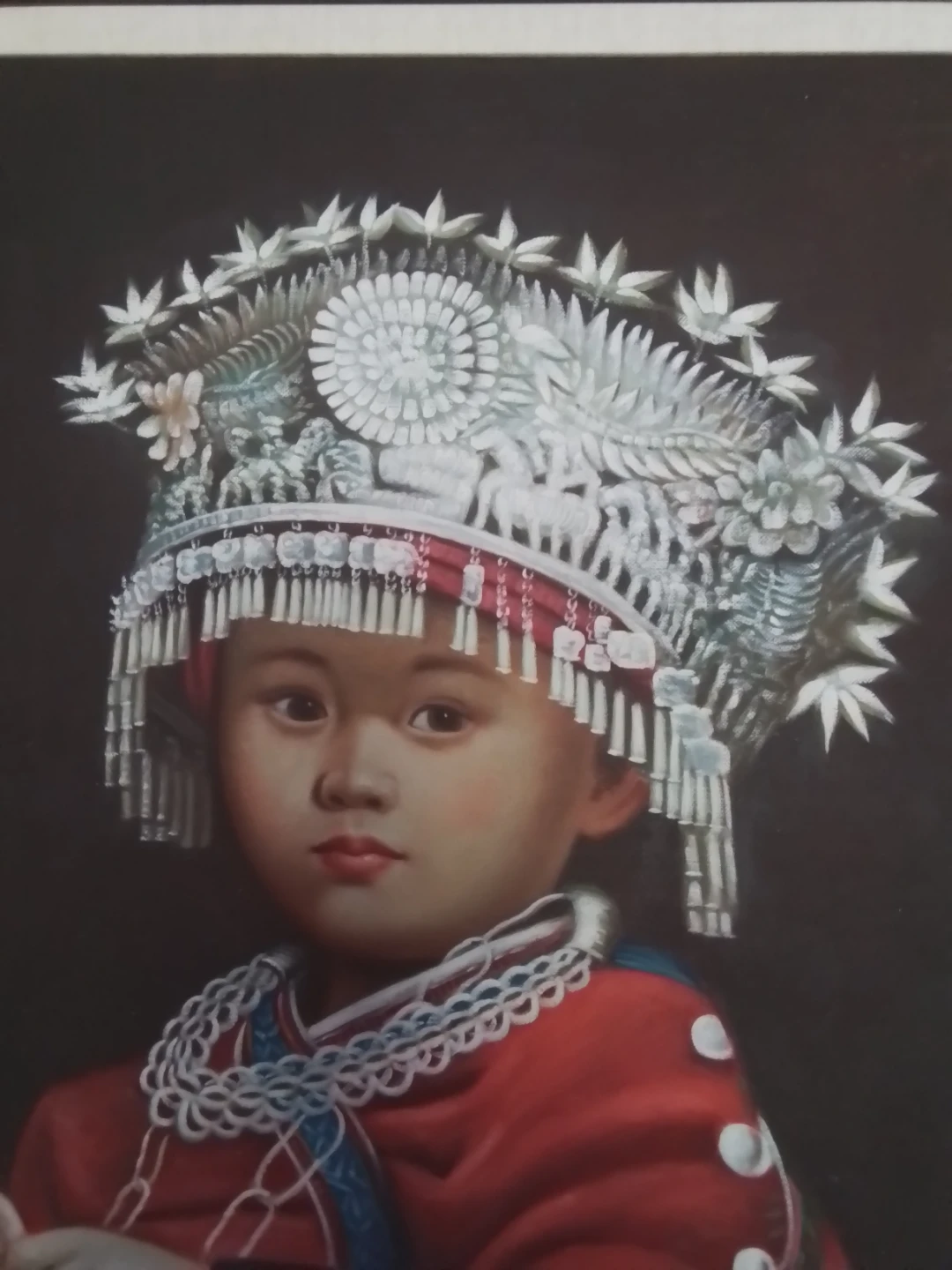 Portrait of a Young Miao Child in Festive Regalia - photo 2