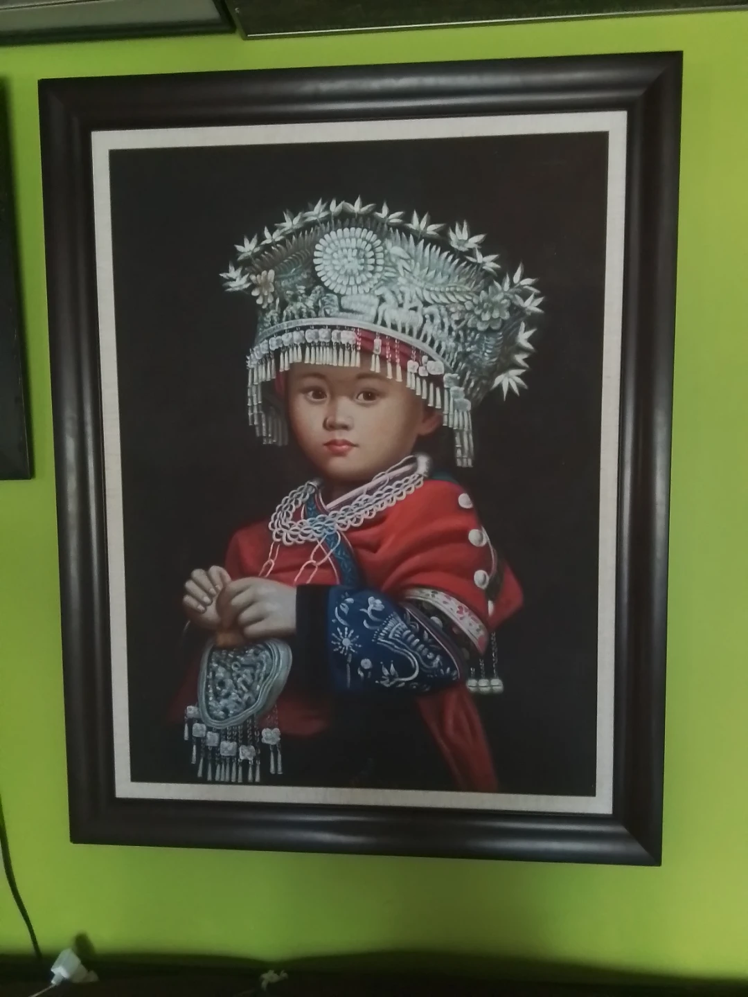 Portrait of a Young Miao Child in Festive Regalia - photo 5