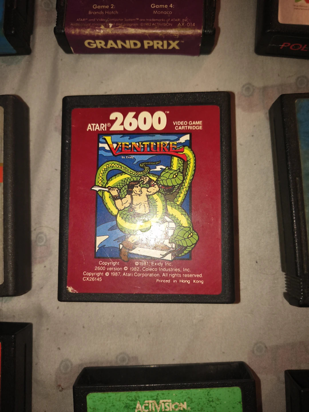 ATARI 2600 Video Game Cartridge - Venture