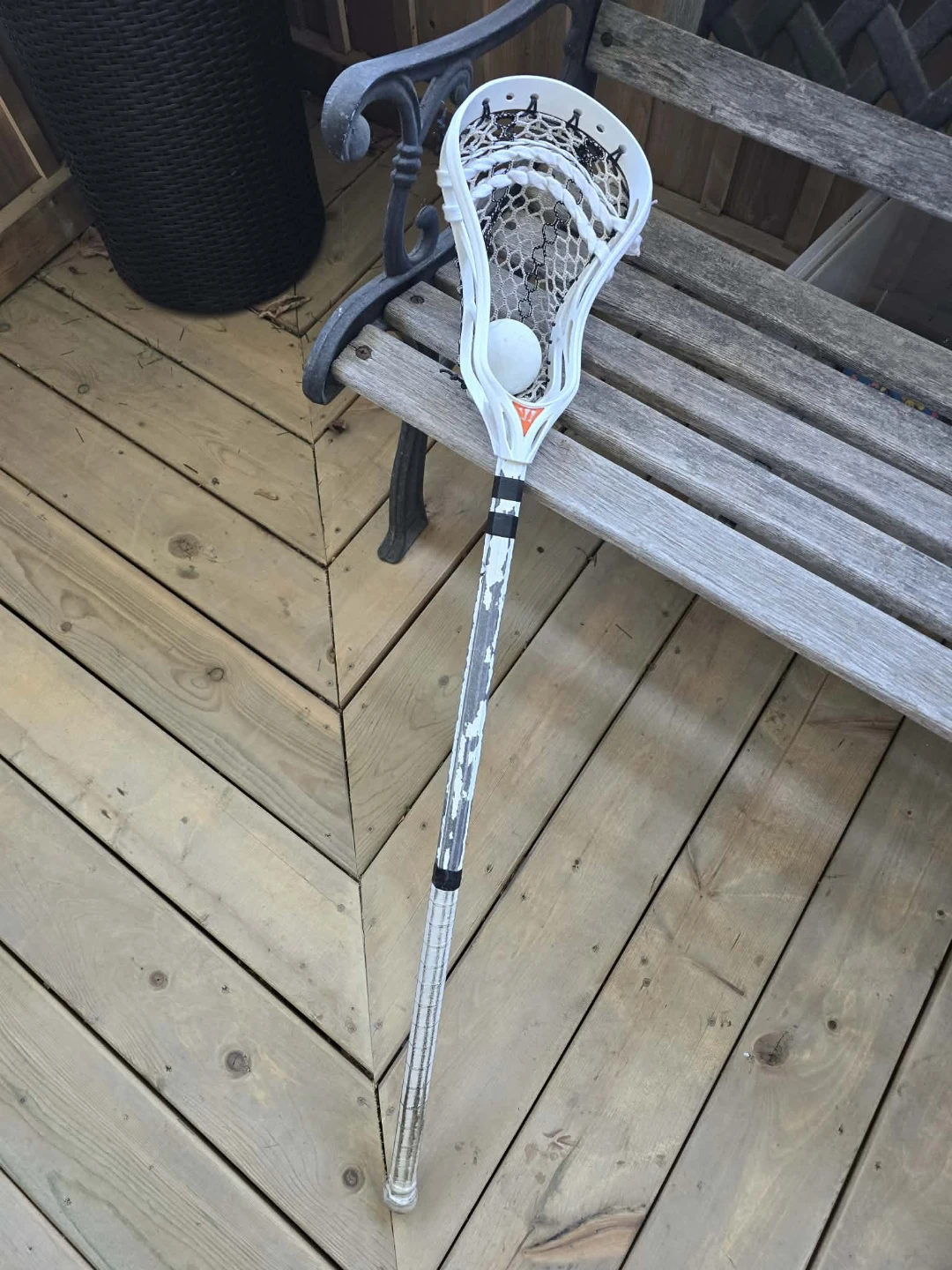 White Lacrosse Stick