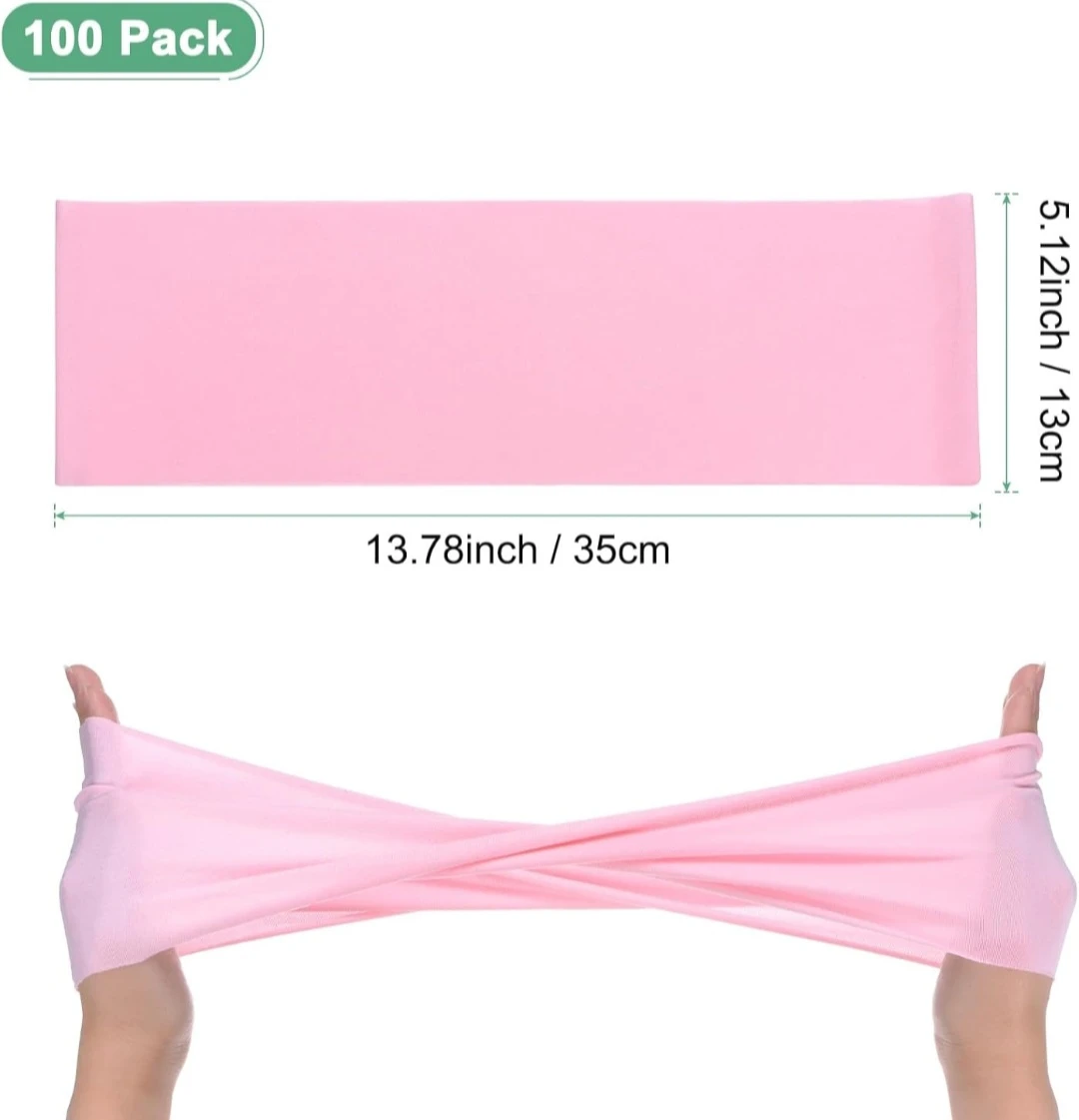 100 Pack Pink Chair Sashes for Wedding Events - photo 2