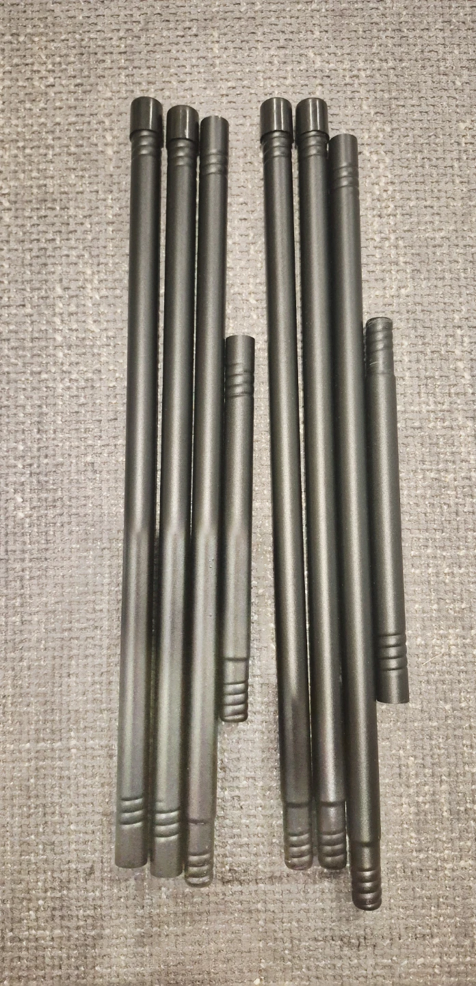 2 Pack Curtain Rods with choice of brackets  Extendable - photo 3