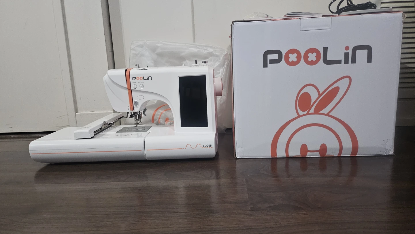 Brand New PooLin EOC05 Computerized Home Embroidery Machine - photo 5