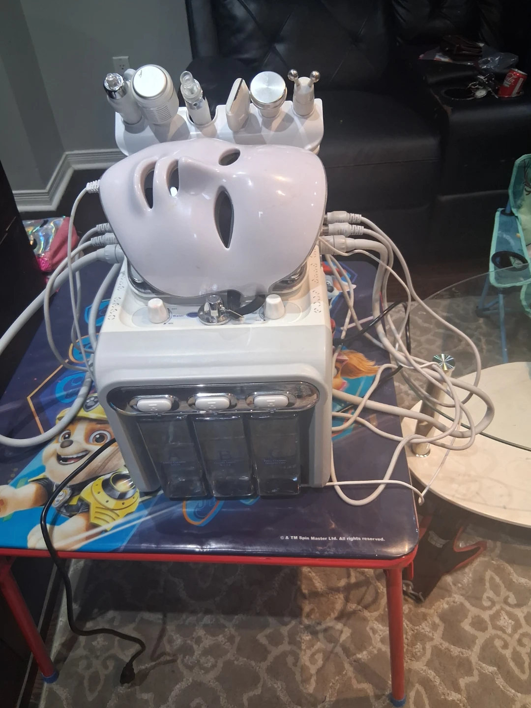 Facial Hydrotherapy Machine with Multiple Applicators