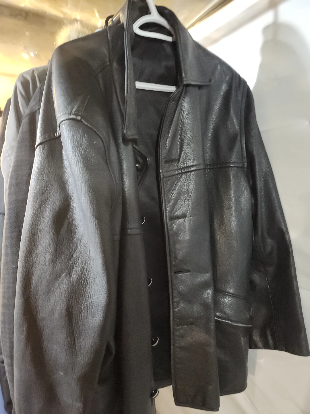 COSA NOVA Black Genuine Leather Jacket