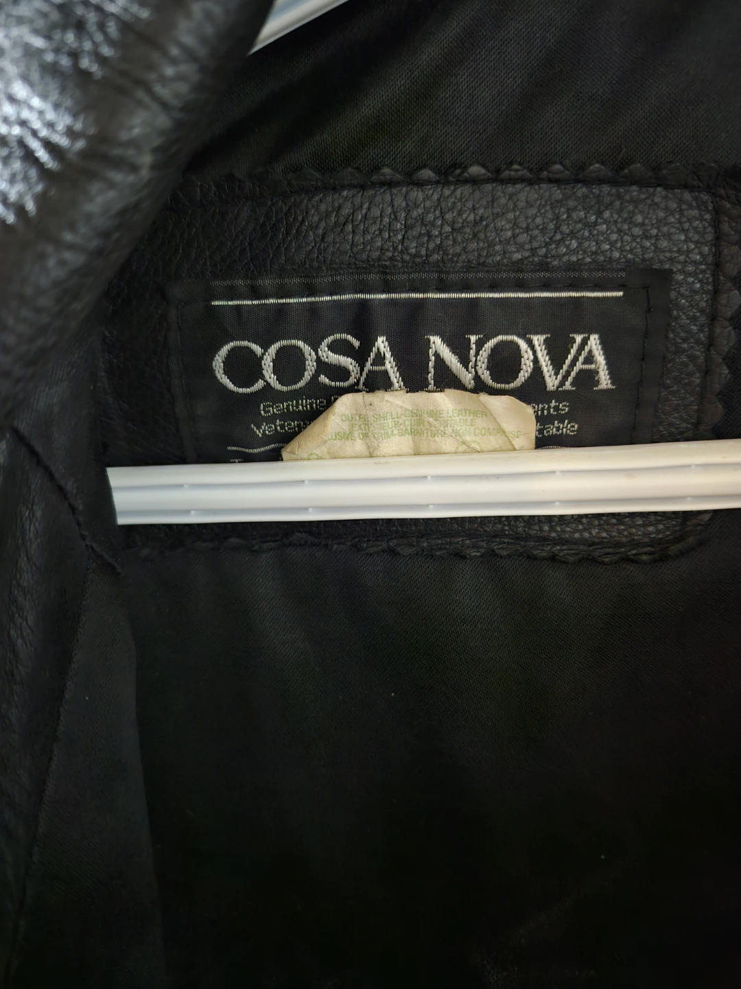 COSA NOVA Black Genuine Leather Jacket - photo 2