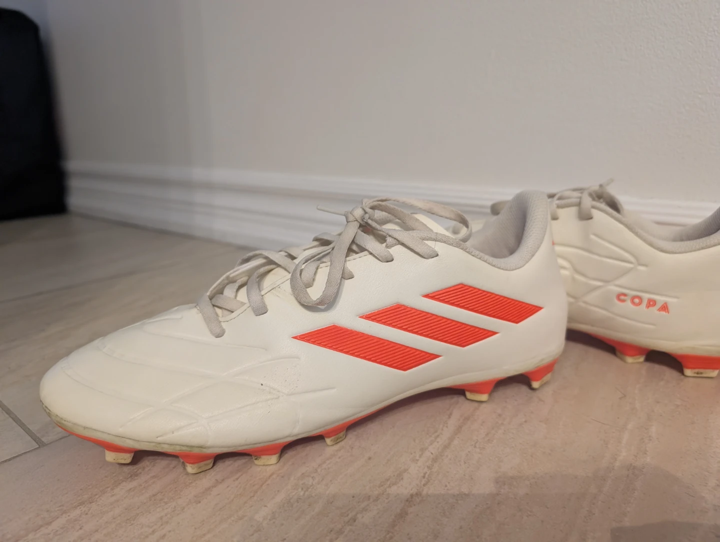 New Adidas Copa Soccer Cleats White/Orange US Size 12