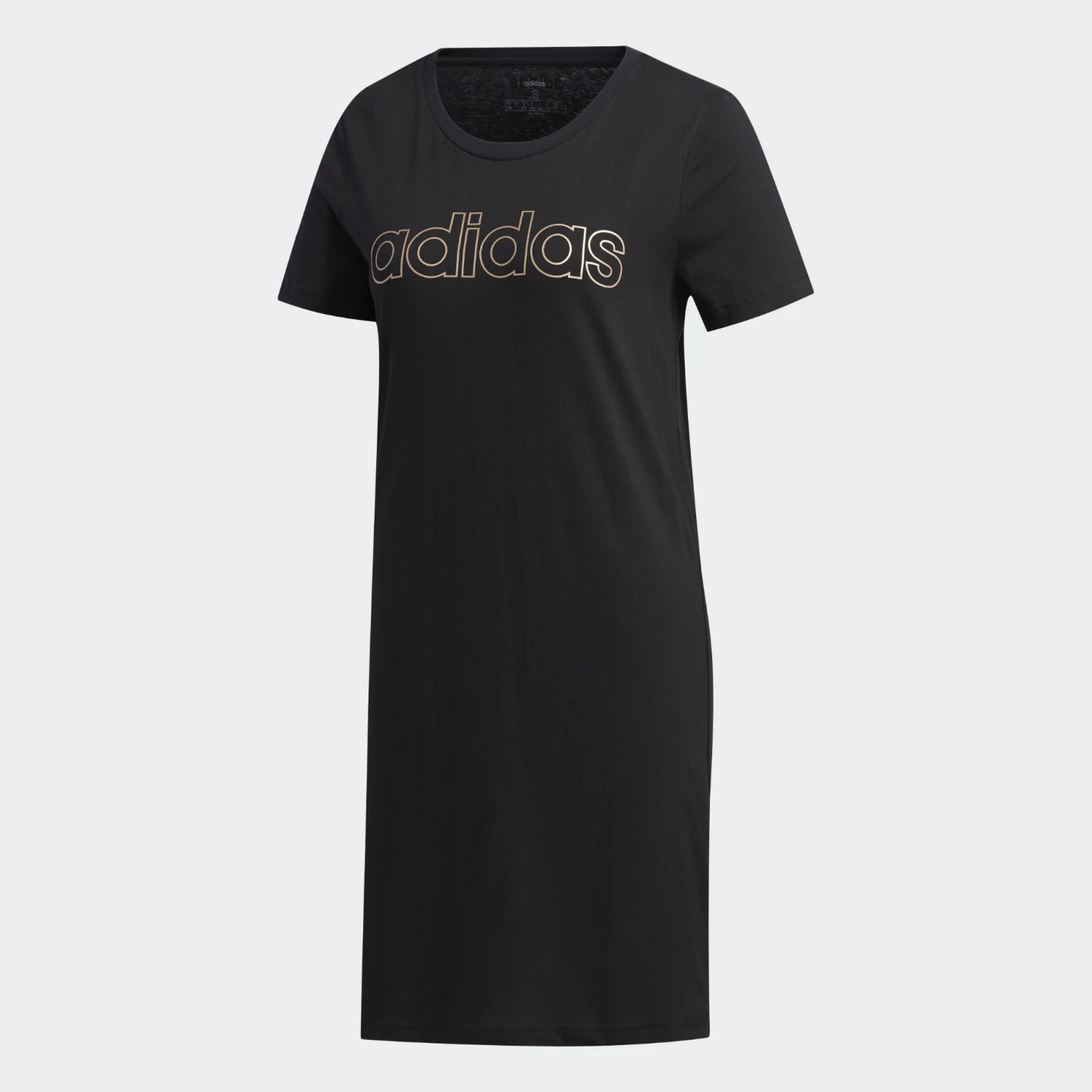 Adidas Black T-shirt Dress