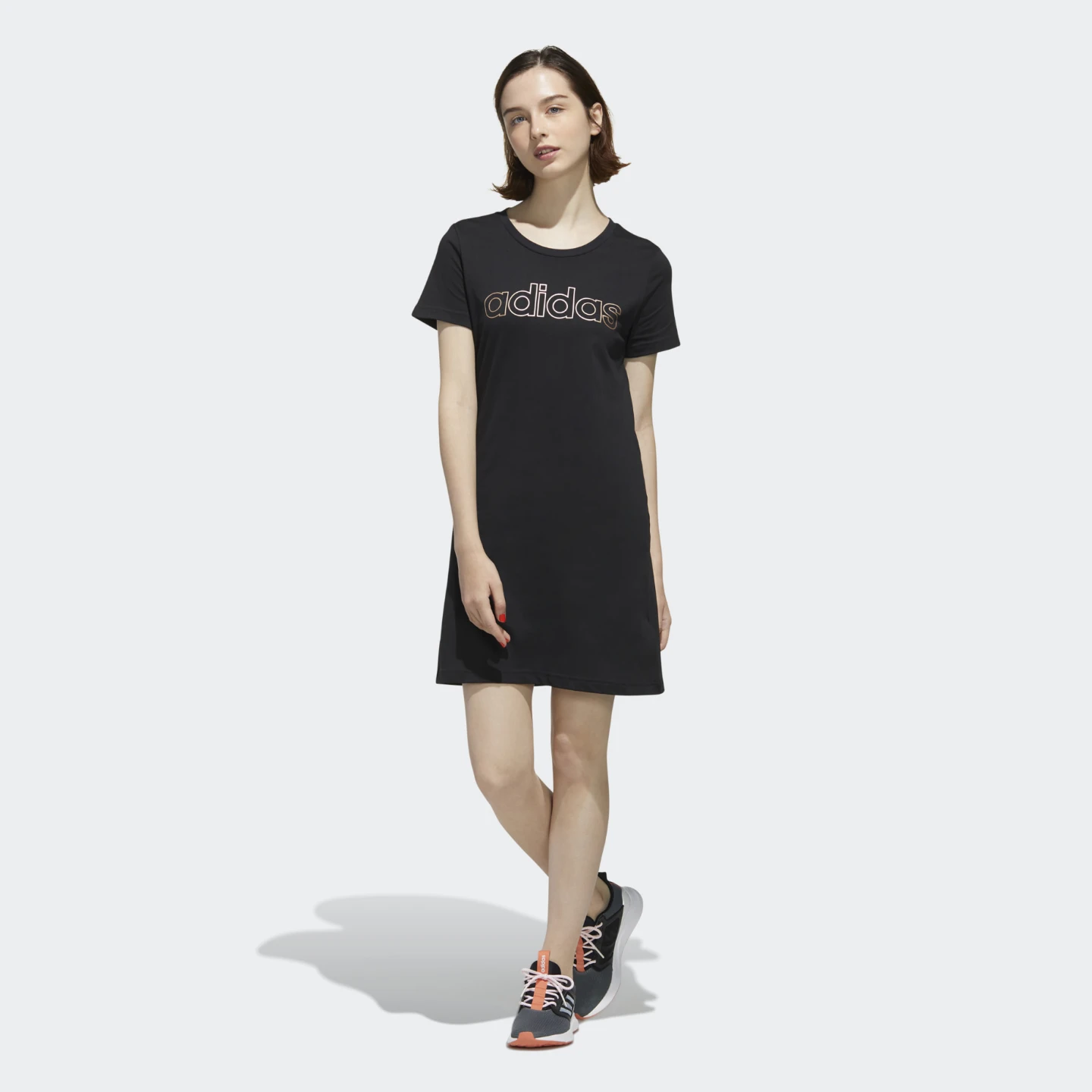 Adidas Black T-shirt Dress - photo 2