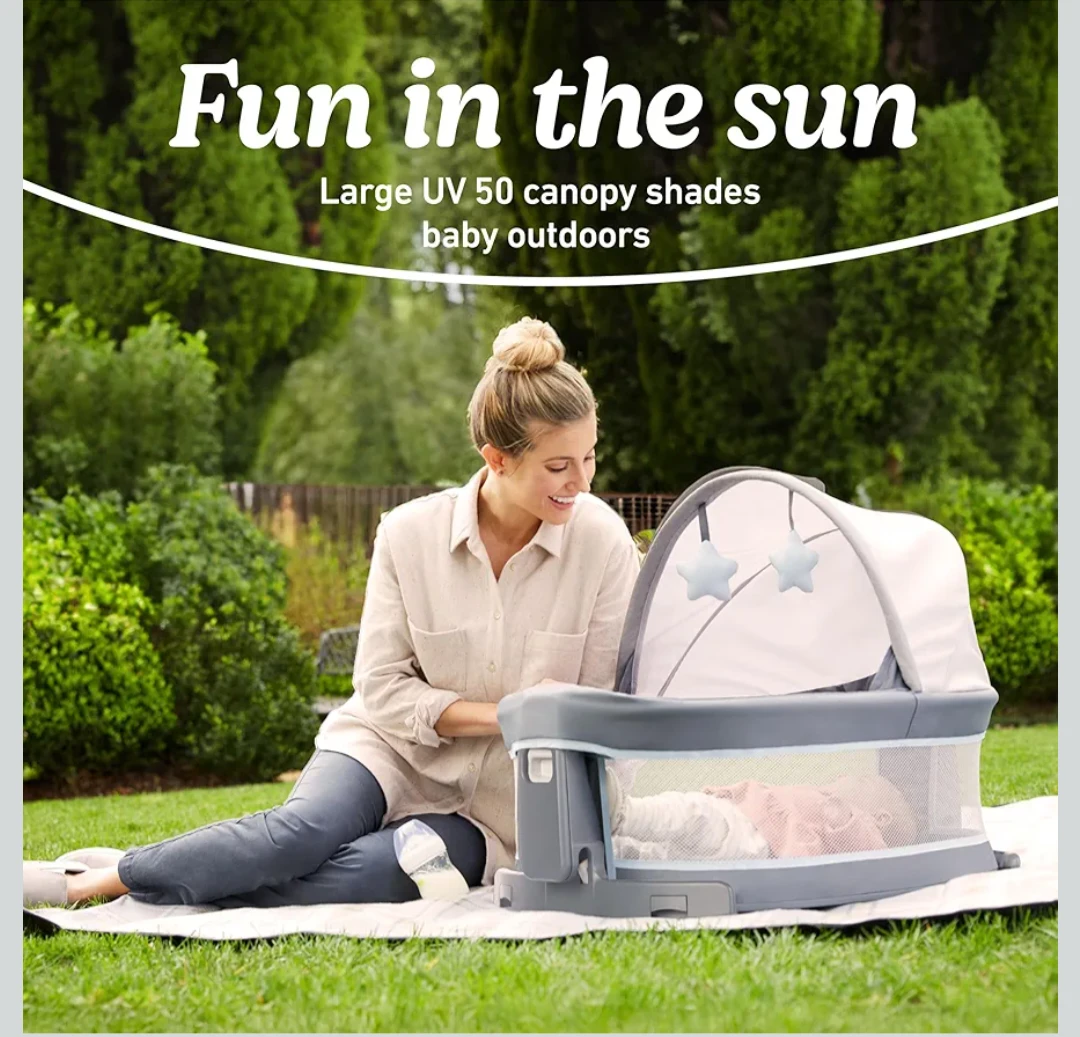Graco baby bassinet portable lightweight