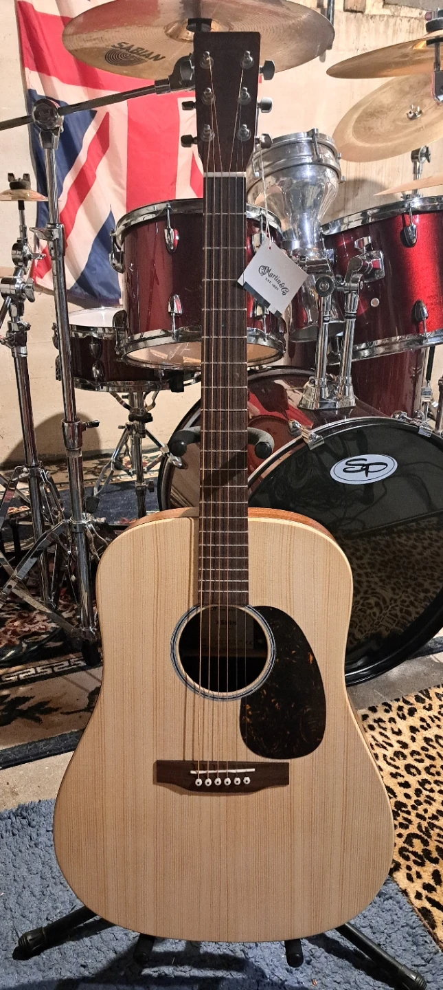 New Martin & Co. Dx2e Acoustic Electric Guitar and Case