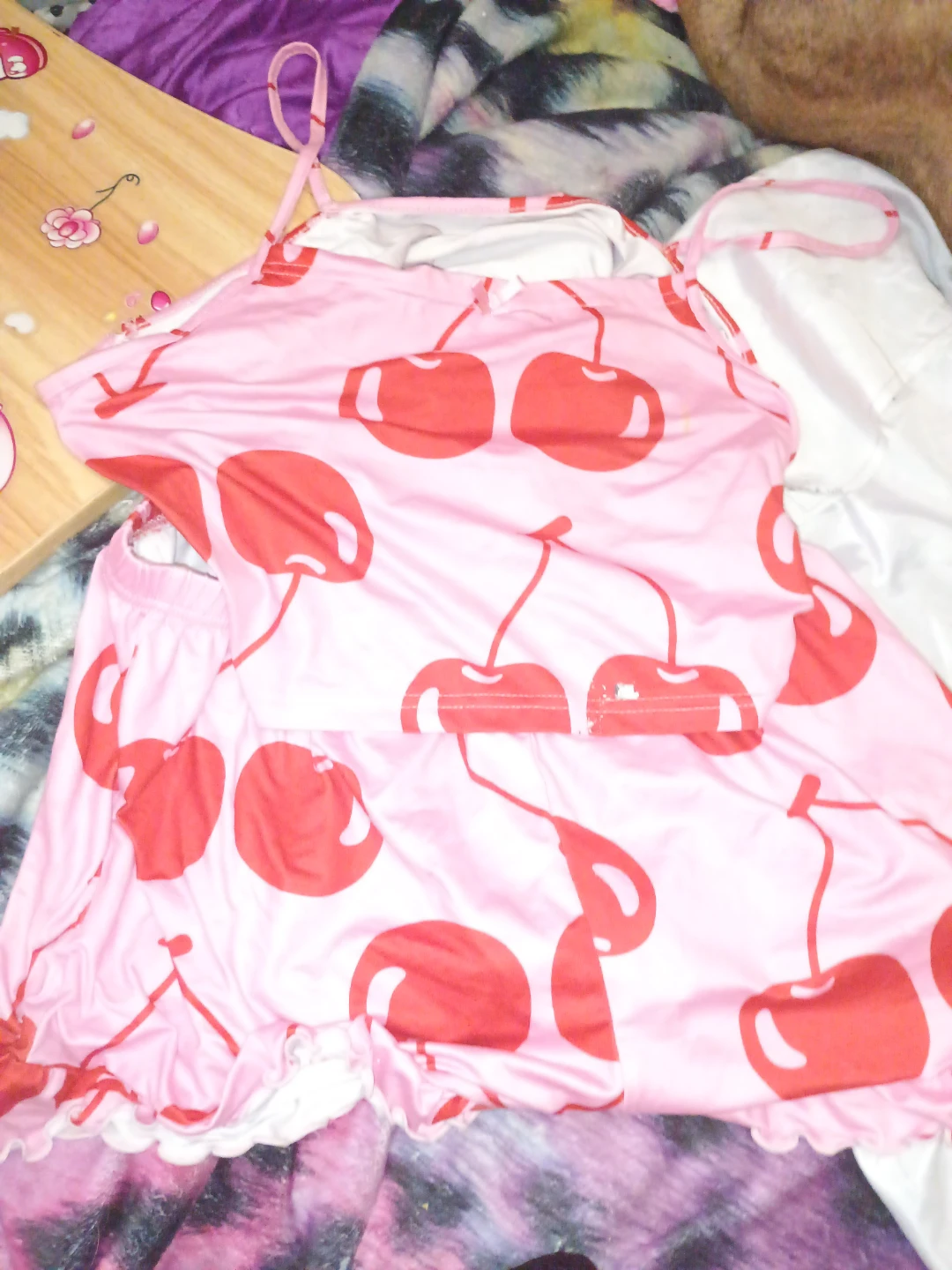 Pink Cherry Pajama Set - photo 3
