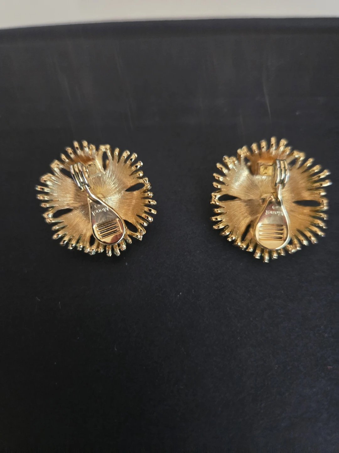Monet Gold Tone Clip-On Earrings - photo 2