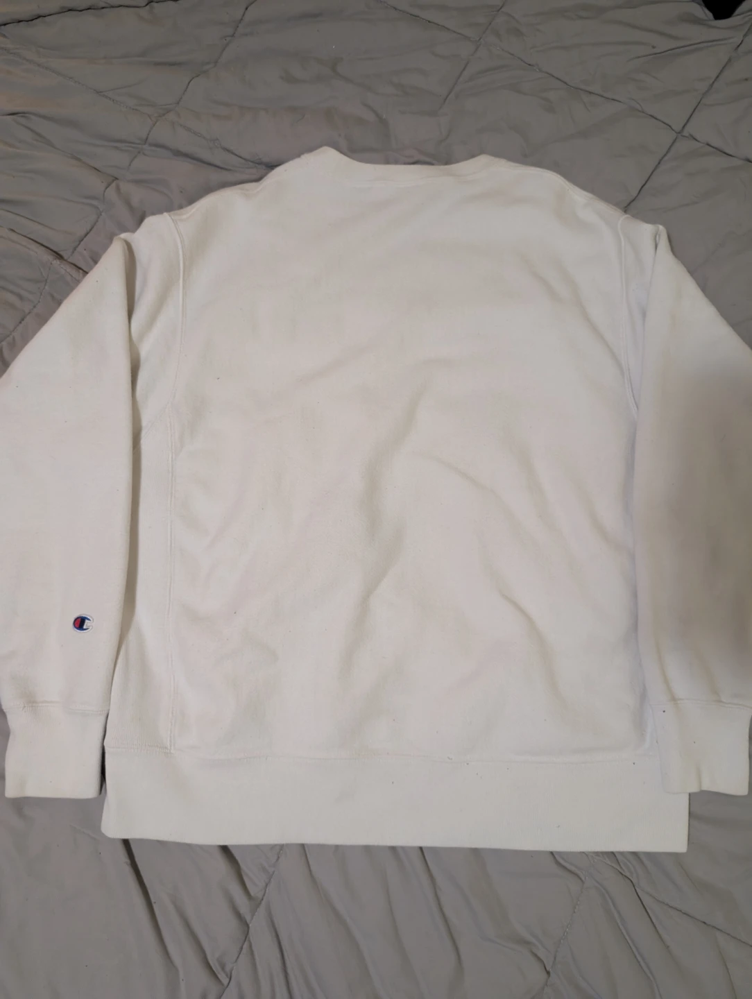 Champion Reverse Weave Crewneck Sweatshirt Large White - photo 2