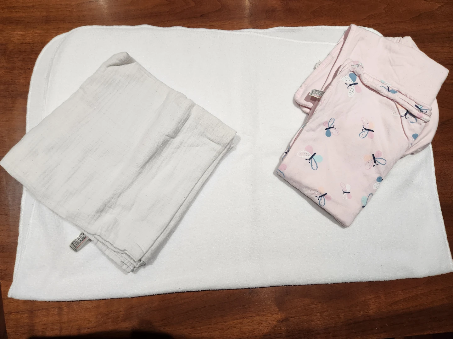 Baby Swaddle  Muslin, and Fleece Blanket Set