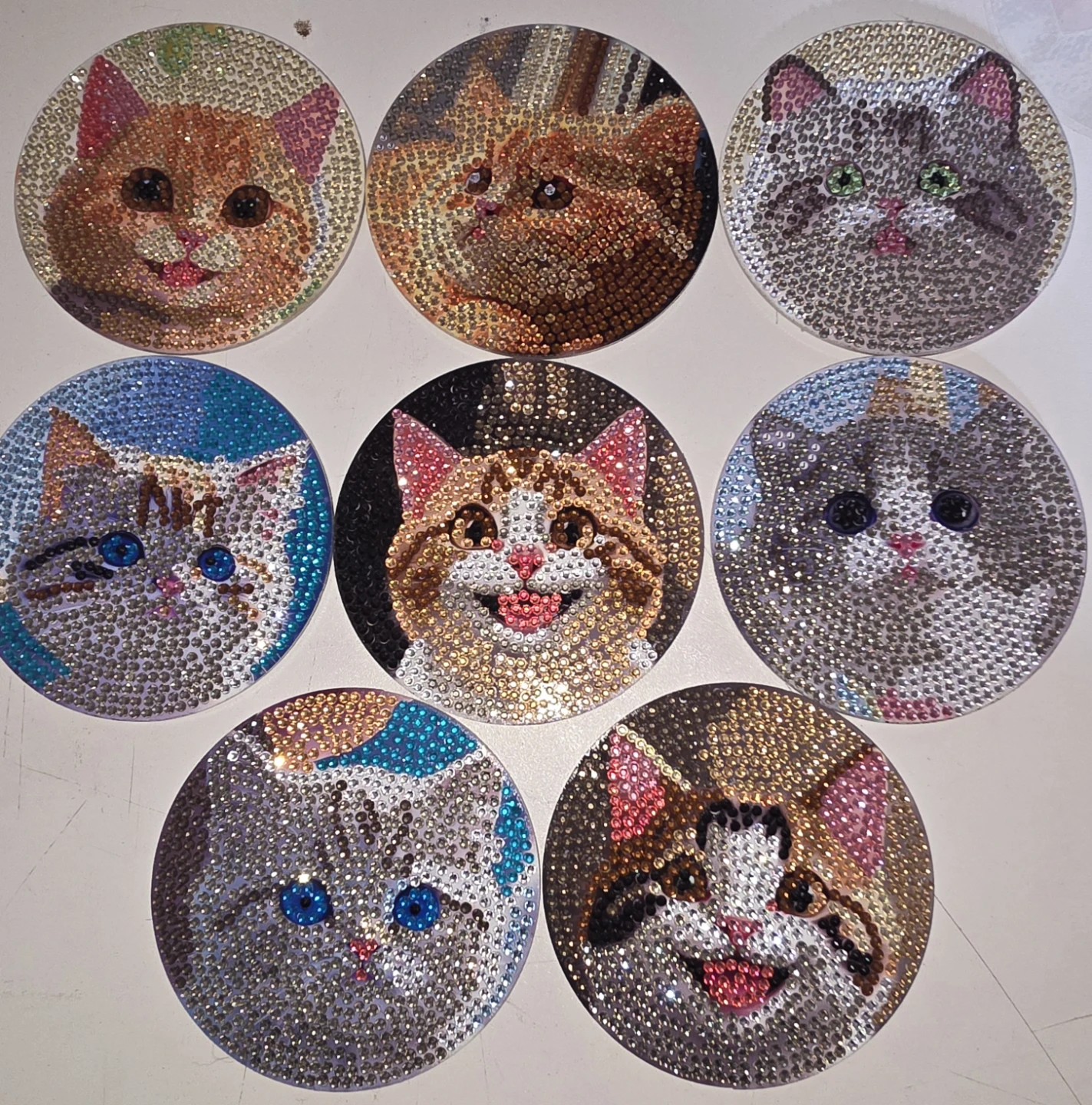 Assorted Diamond Art Coasters sets