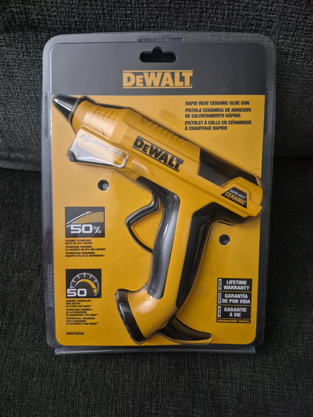 DEWALT Rapid Heat Ceramic Glue Gun