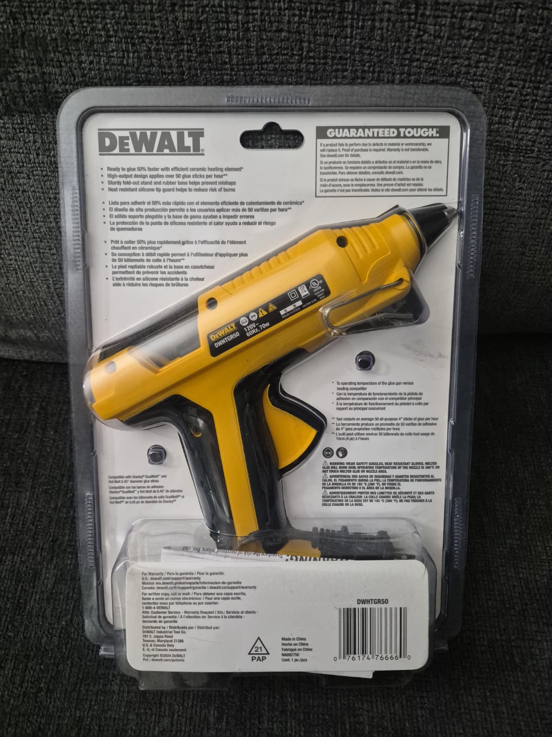 DEWALT Rapid Heat Ceramic Glue Gun - photo 2