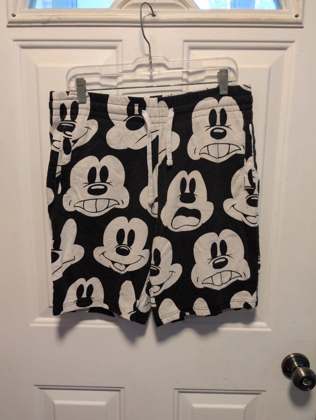 Mickey Mouse All Over Print Drawstring Shorts