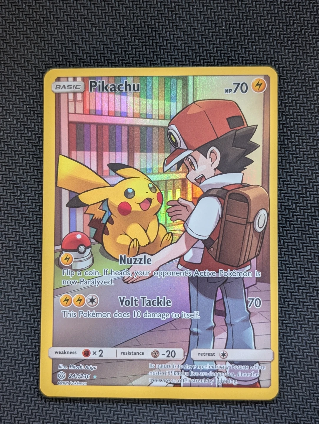Pikachu Cosmic Eclipse Secret Rare 241/236 Pokemon