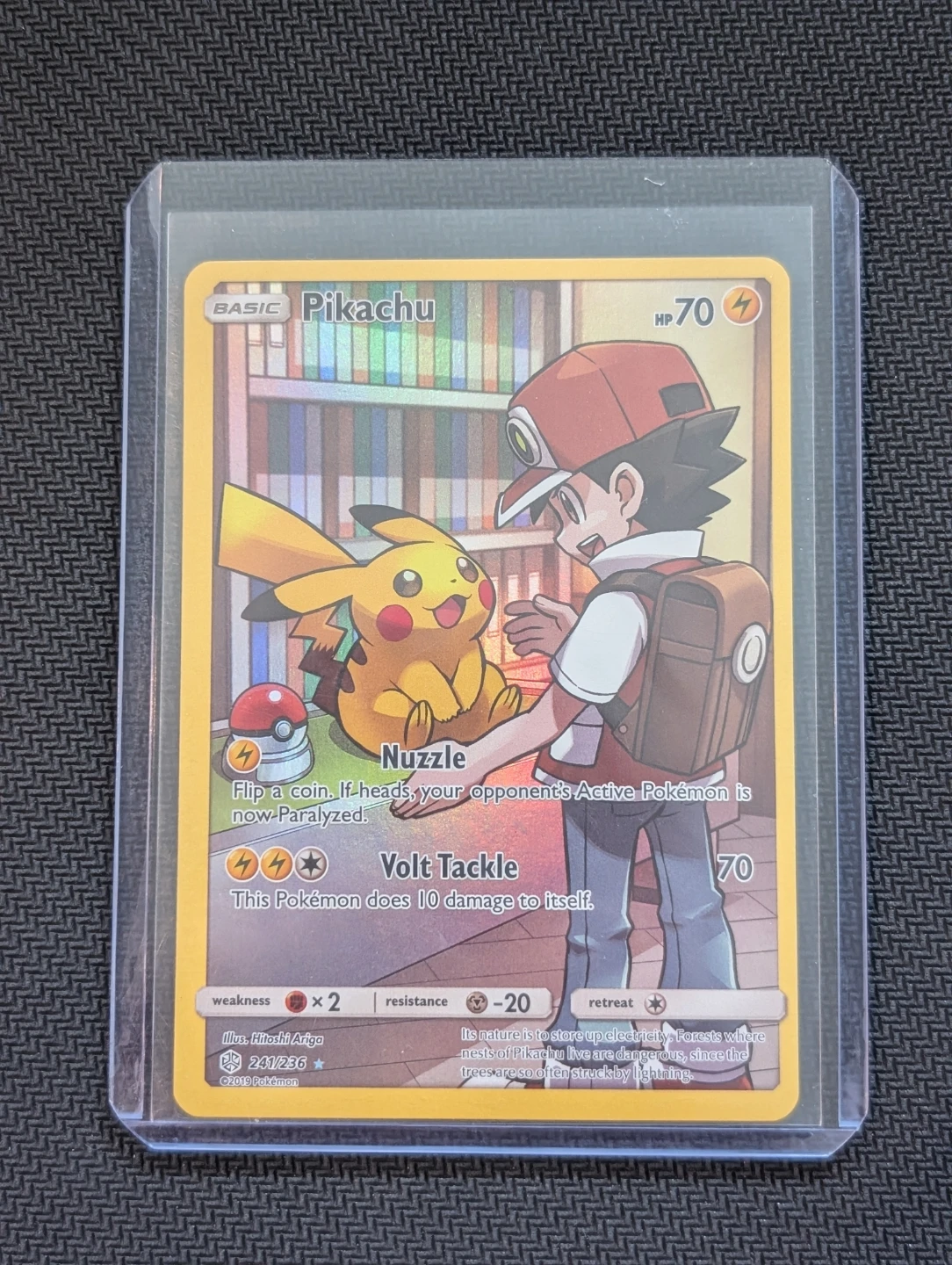 Pikachu Cosmic Eclipse Secret Rare 241/236 Pokemon - photo 3