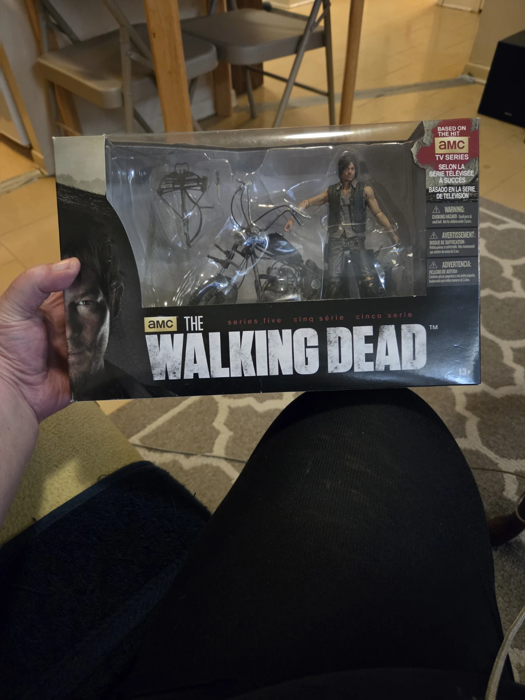 The Walking Dead Daryl Dixon Deluxe Boxed Set with Motorcycle
