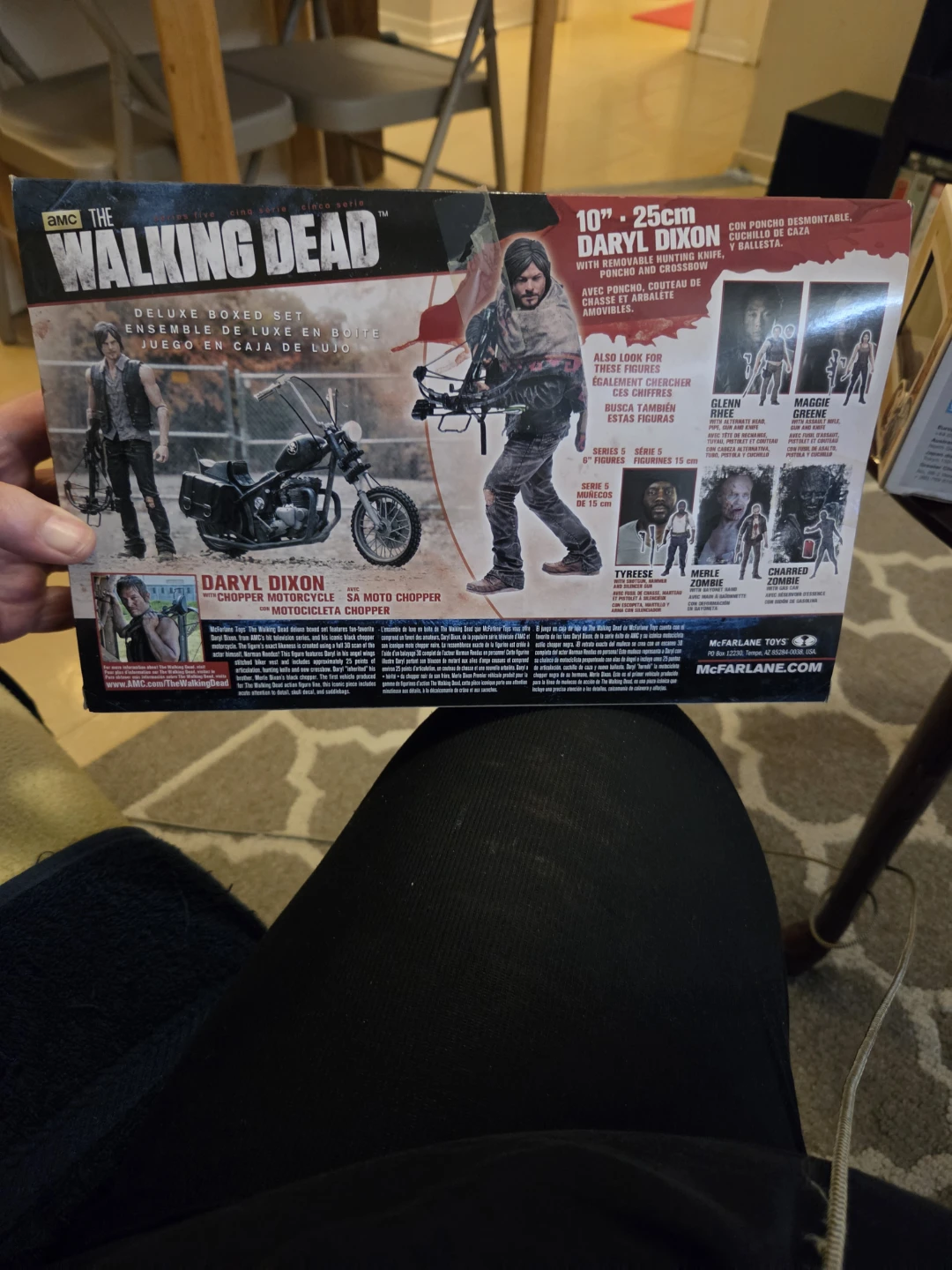The Walking Dead Daryl Dixon Deluxe Boxed Set with Motorcycle - photo 2
