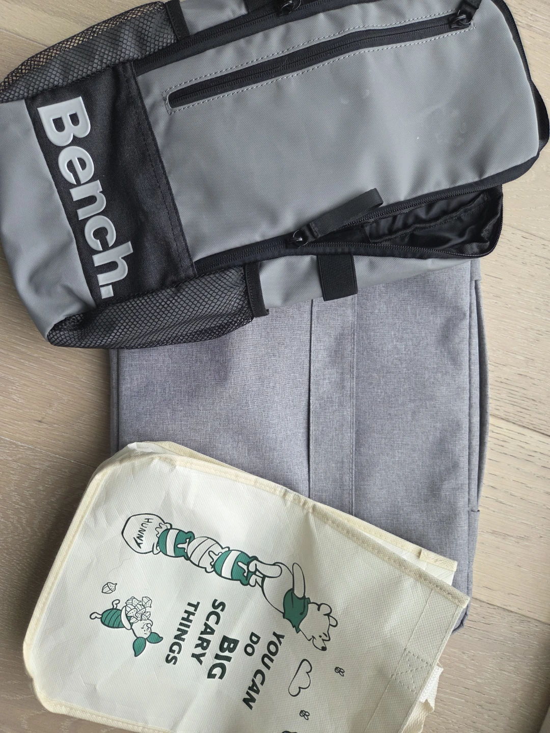 Bench Grey Sling Bag, Tote Bag & Padded Sleeve