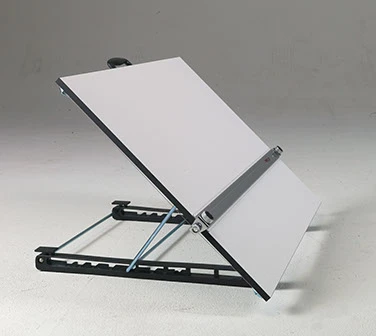 Portable Drafting Board with Adjustable Parallel Edge