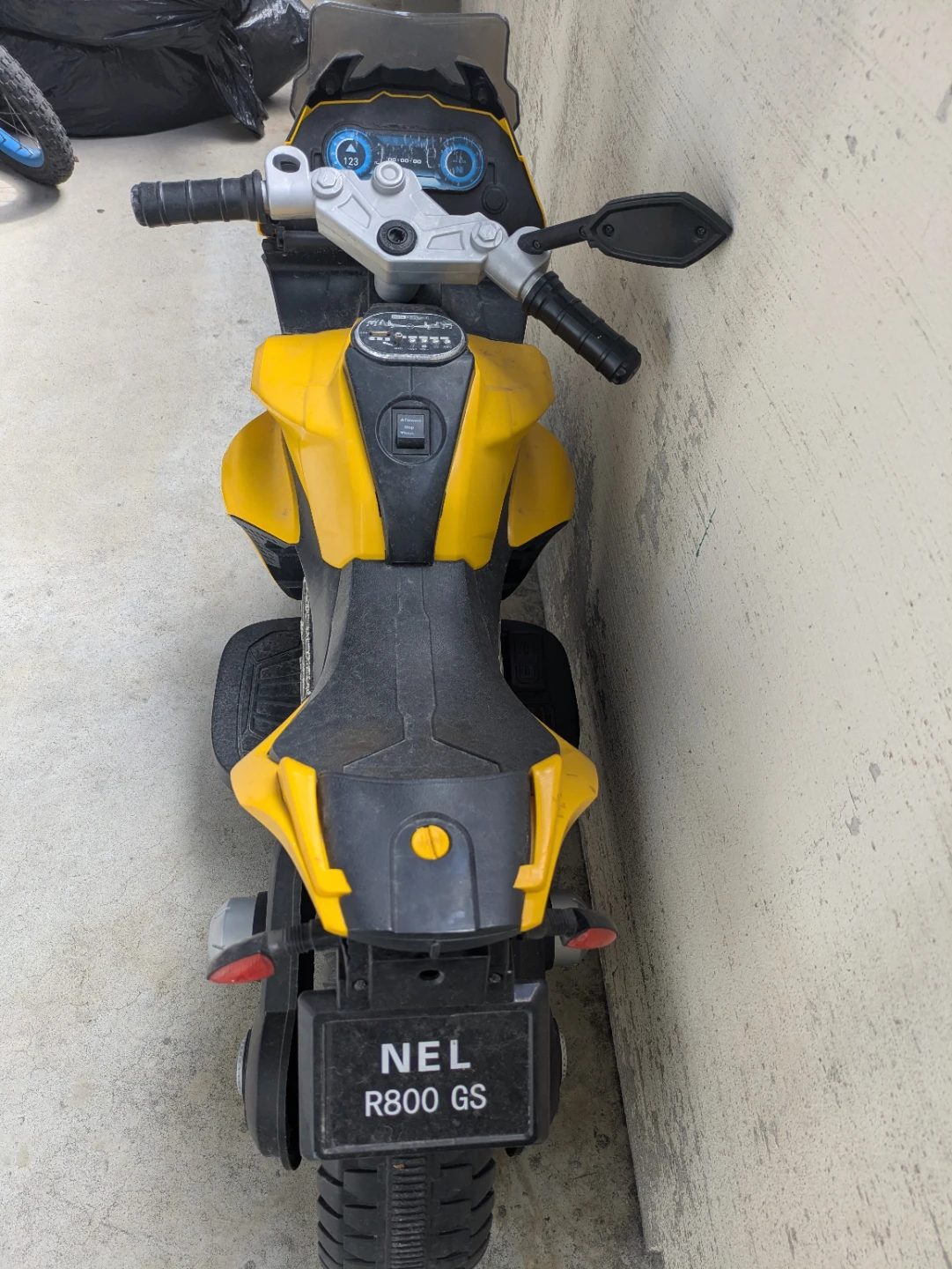 Yellow BMW Ride-On Motorcycle Toy - photo 3