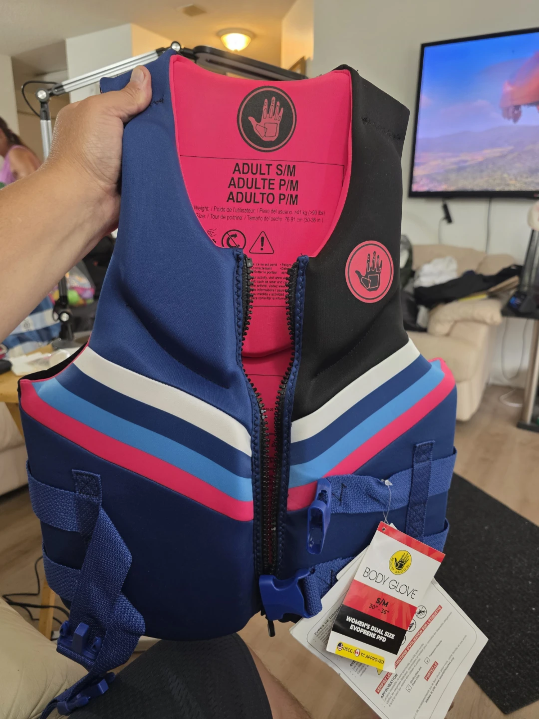 Body Glove Women's Dual Size Evoprene PFD - Adult S/M