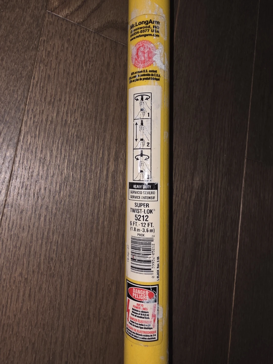 Mr. LongArm Super Twist Lok 5212 Extension Pole - photo 3
