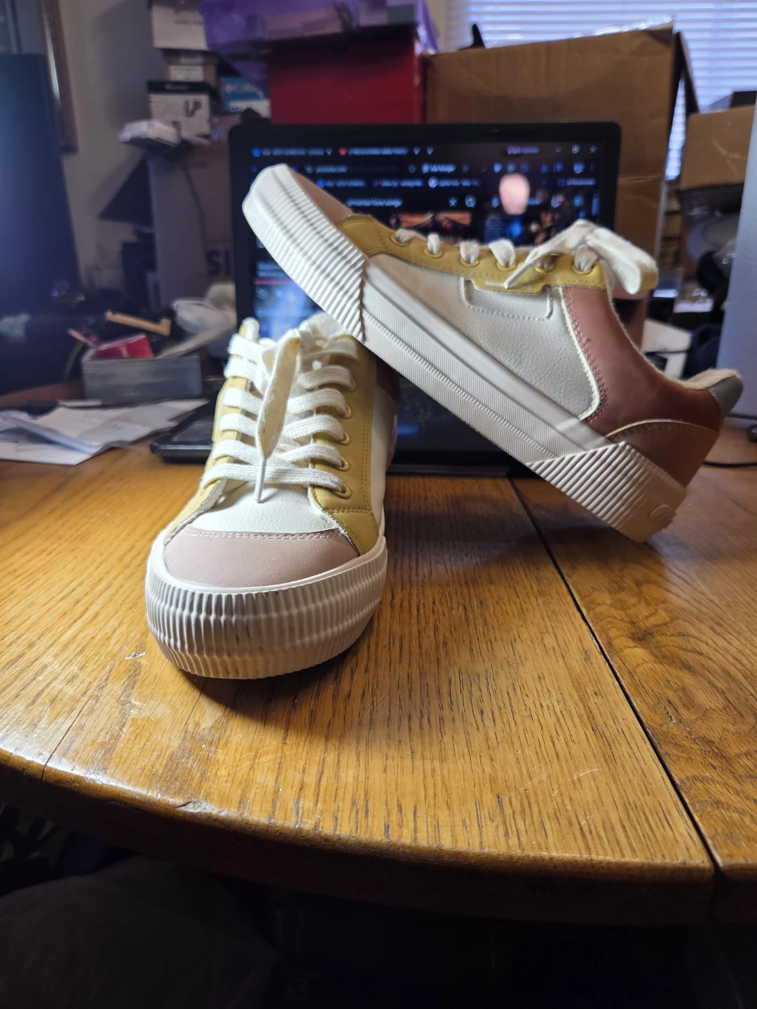 Rocket Dog Sneakers - Cream/Tan/Pink - photo 3