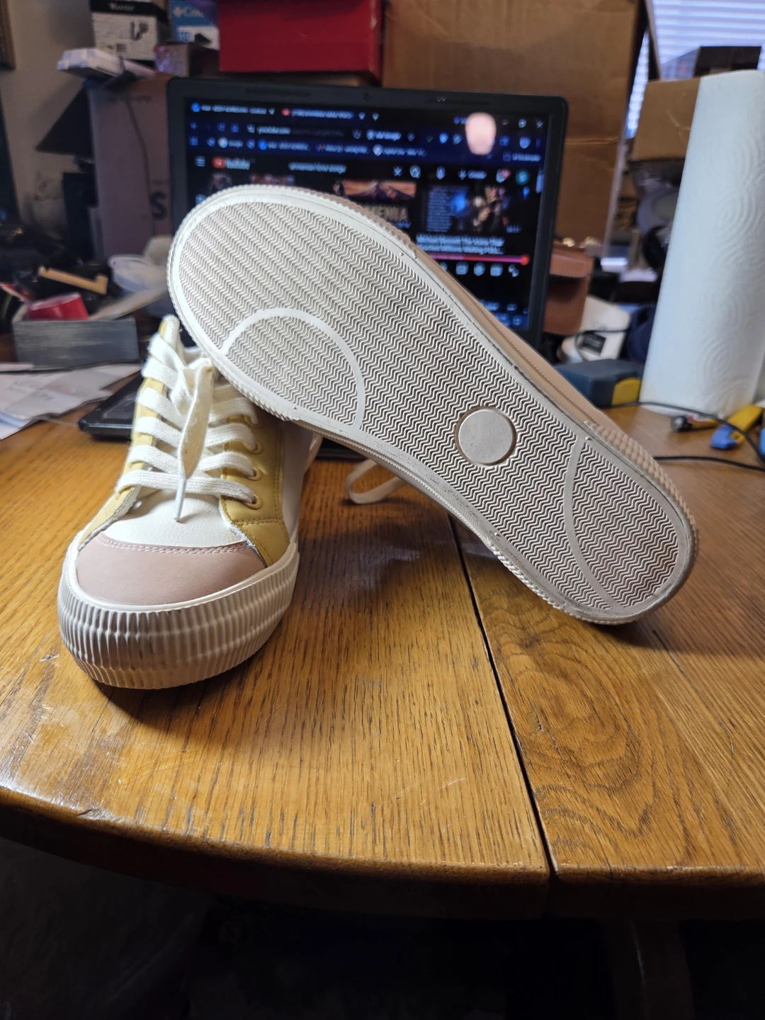 Rocket Dog Sneakers - Cream/Tan/Pink - photo 4
