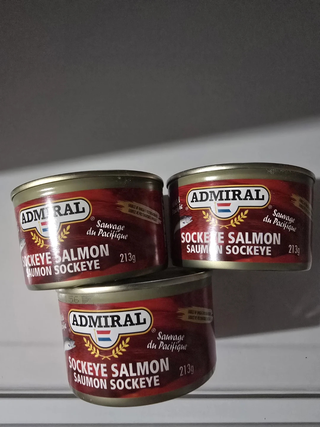 Admiral Sockeye Salmon 3 x 213g Cans