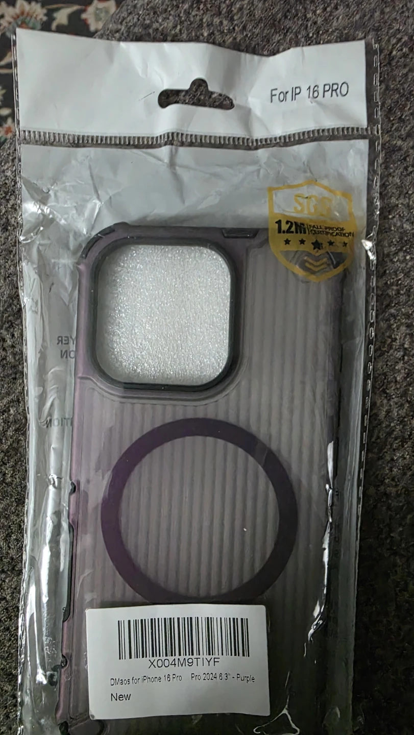 DMacs for iPhone 16 Pro Case - Purple