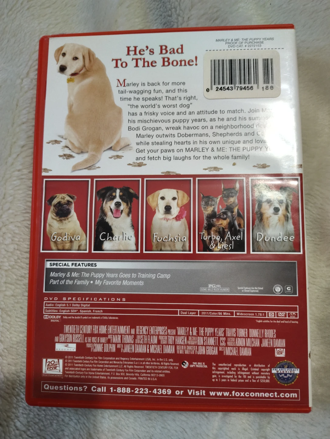 Marley & Me: The Puppy Years DVD - photo 2