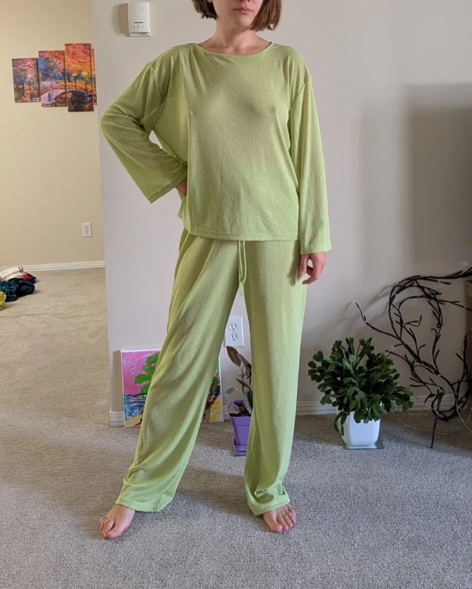 Lime Green Lounge Set