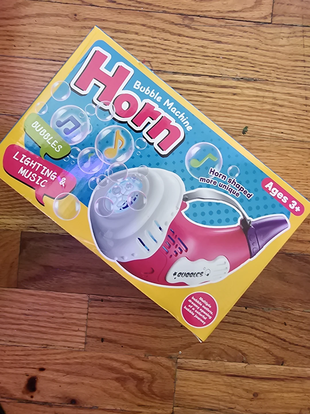 Horn Bubble Machine - Lighting & Music